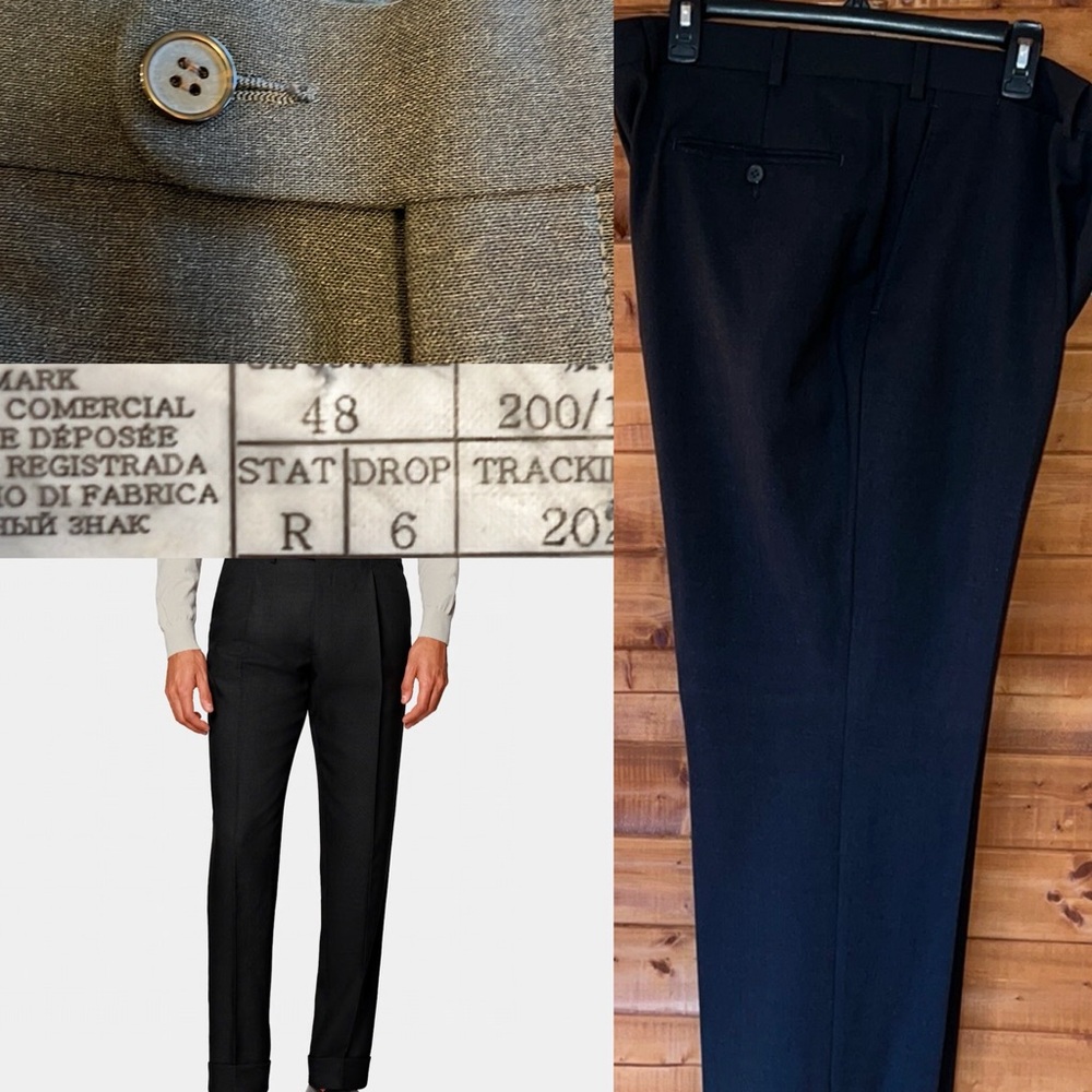 Suitsupply Charcoal Dress Pants